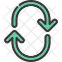 Oval Refresh Arrow Icon