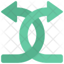 Overlapping Arrow Icon