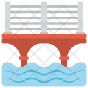 Bridge Swimming Holiday Icon