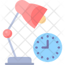 Overtime Clock Lamp Icon