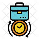 Overtime Work Business Icon