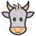 Ox Face Ox Head Animal Icon
