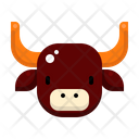 Ox Animal Celebration Icon