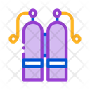 Oxigeno Cilindro Extremo Icono
