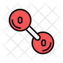 Oxygen Molecule Color Icon