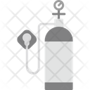 Oxygen Tank Cylinder Diving Icon