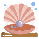 Oyster Shell Pearl Icon