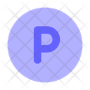 P Sign Sign Public Domain Circle Icon
