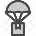 Package Drop Parachute Icon