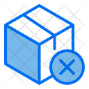 Package Box Cancelled Icon
