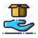 Care Package Hand Icon