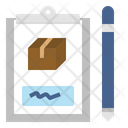 Sign Receiving Courier Icon