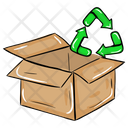 Parcel Recycling Package Recycling Recycling Box Icon