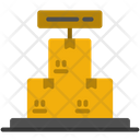 Shipping Package Weight Weighing Cargo Icon