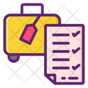 Packing List Checklist Clipboard Icon