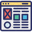 Design Landing Mockup Icon