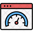 Webpage Dashboard Speed Icon
