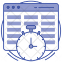 Page Speed Test Web Speed Web Speed Checking Icon