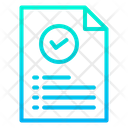 Check Page Approved Page Checked Page Icon