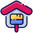 Paint House Home Icon