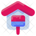 Paint House Home Icon