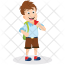 School Boy Student Icon
