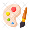 Painting Painting Palette And Brush Palette And Brush Icon