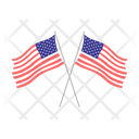 Flag American Star Icon