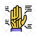 Palmistry Hand Icon