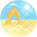 Palmyra Ruins Desert Icon
