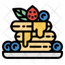 Pancakes Baker Dessert Icon