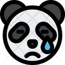 Panda Sad Tear Icon