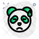 Panda Sad With Sweat Animal Wildlife Icon