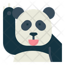 Panda Say Hi  Icon