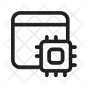 Panel Chip Robotic Robot Icon