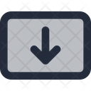Ux Flow Panel Move Down Icon