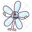 Pansy Flower Pansy Expression Floral Character Icon