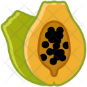 Papaya Fruit Fit Icon