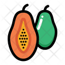 Half Papaya Fruit Icon