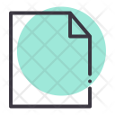 Paper Document Education Icon