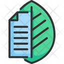 Paper Natural Ecology Icon