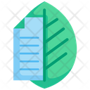 Paper Natural Ecology Icon