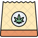 Paper Bag Cannabis Cannabidiol Icon