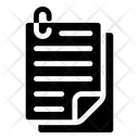 Binder Paper Clip File Grip Icon