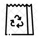 Paper Bag Recycle Icon
