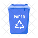 Paper Waste Management Icon