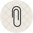 Paperclip Attachment Sign Icon