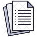 Papers Documents Files Icon