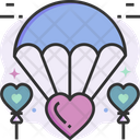 Parachute Air Balloon Icon