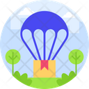 Parachute Delivery Icon